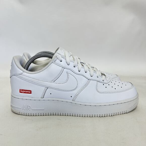 Nike Air Force 1 x Supreme Low Box Logo “White” main image 4